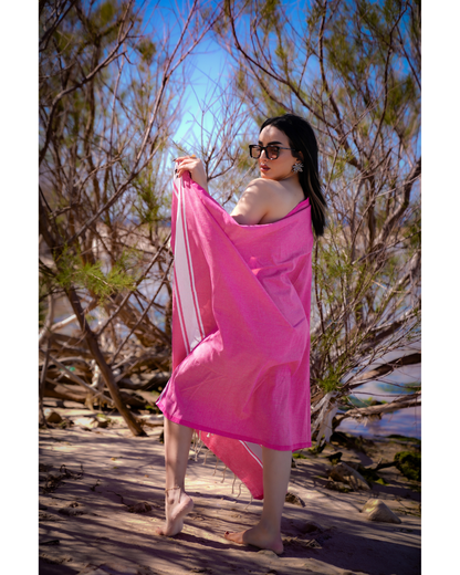 Klarheit Hamamtuch 100 x 200 cm I pink
