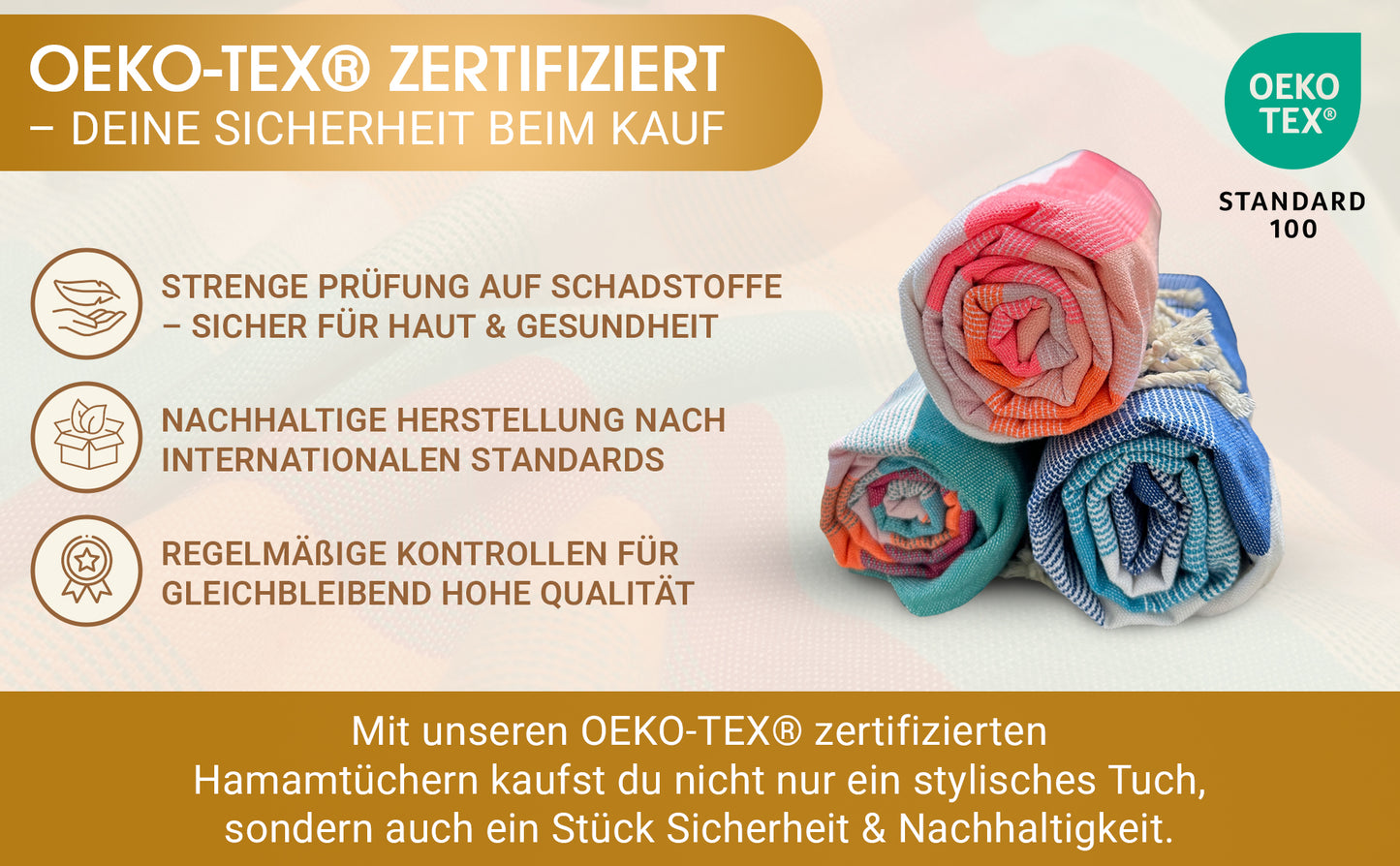 Edelstück Hamamtuch 100 x 200 cm | dunkelblau