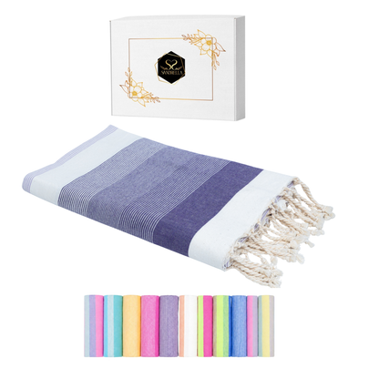 Farbenliebe Hamamtuch 100 x 200 cm I lila