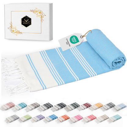 Edelstück Hamamtuch 100 x 200 cm | orange