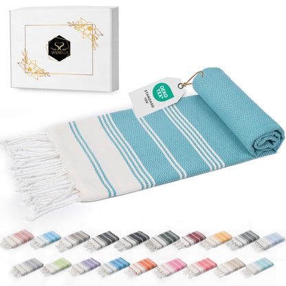 Edelstück Hamamtuch 100 x 200 cm | orange