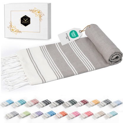 Edelstück Hamamtuch 100 x 200 cm | orange