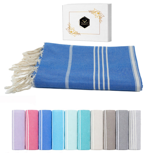 Atempause Hamamtuch 100 x 200 cm I marineblau