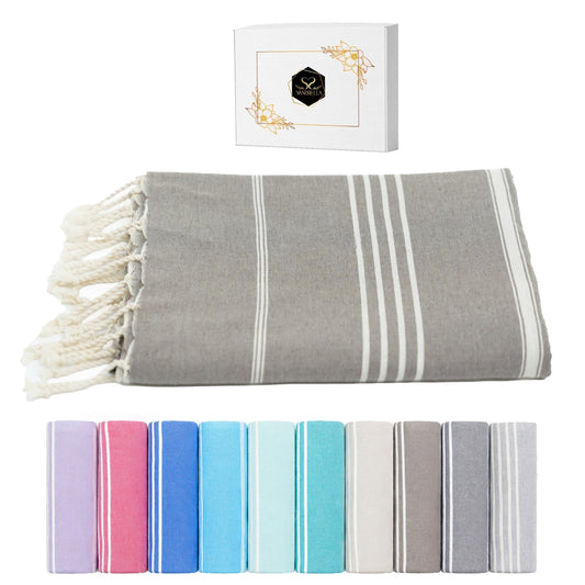 Atempause Hamamtuch 100 x 200 cm I braun