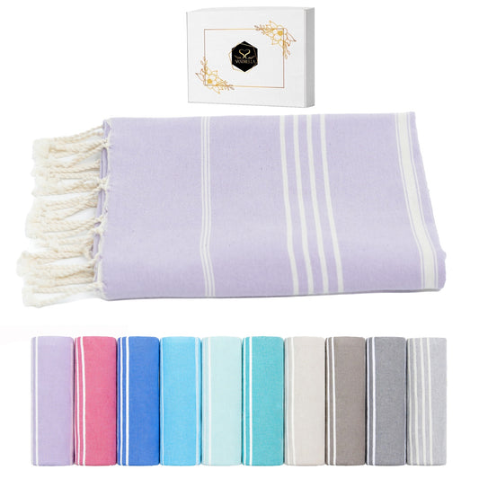 Atempause Hamamtuch 100 x 200 cm I lila