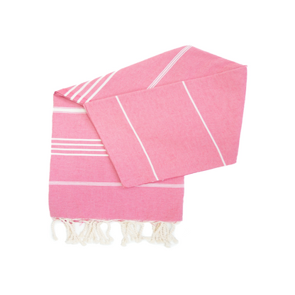 Atempause Hamamtuch 100 x 200 cm I lachs-rosa