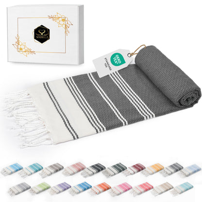 Edelstück Hamamtuch 100 x 200 cm | orange