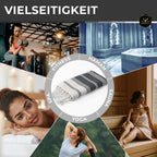 Doppelpack Hamamtuch 100 x 200 cm I 2x dunkelgrau