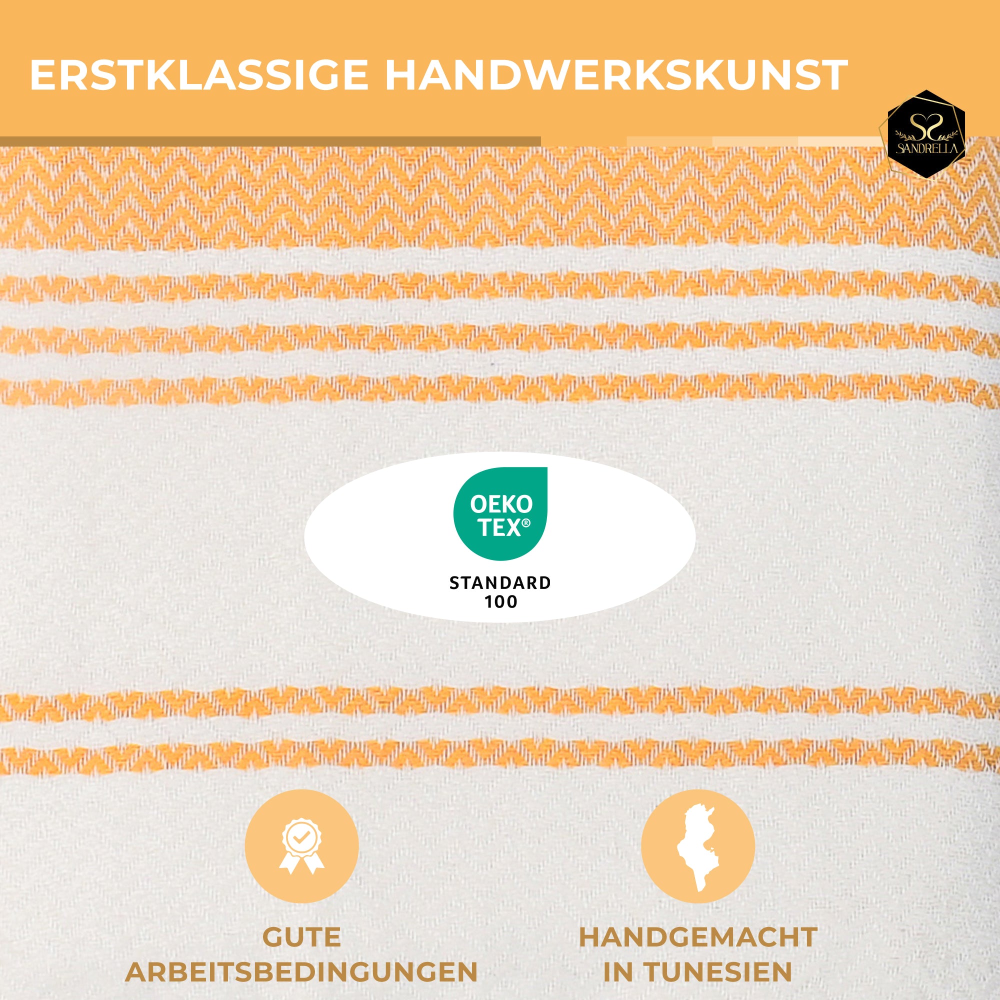 Doppelpack Hamamtuch 100 x 200 cm I gelb & hellblau