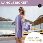 Farbenliebe Hamamtuch 100 x 200 cm I lila