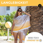 Farbenliebe Hamamtuch 100 x 200 cm I gelb