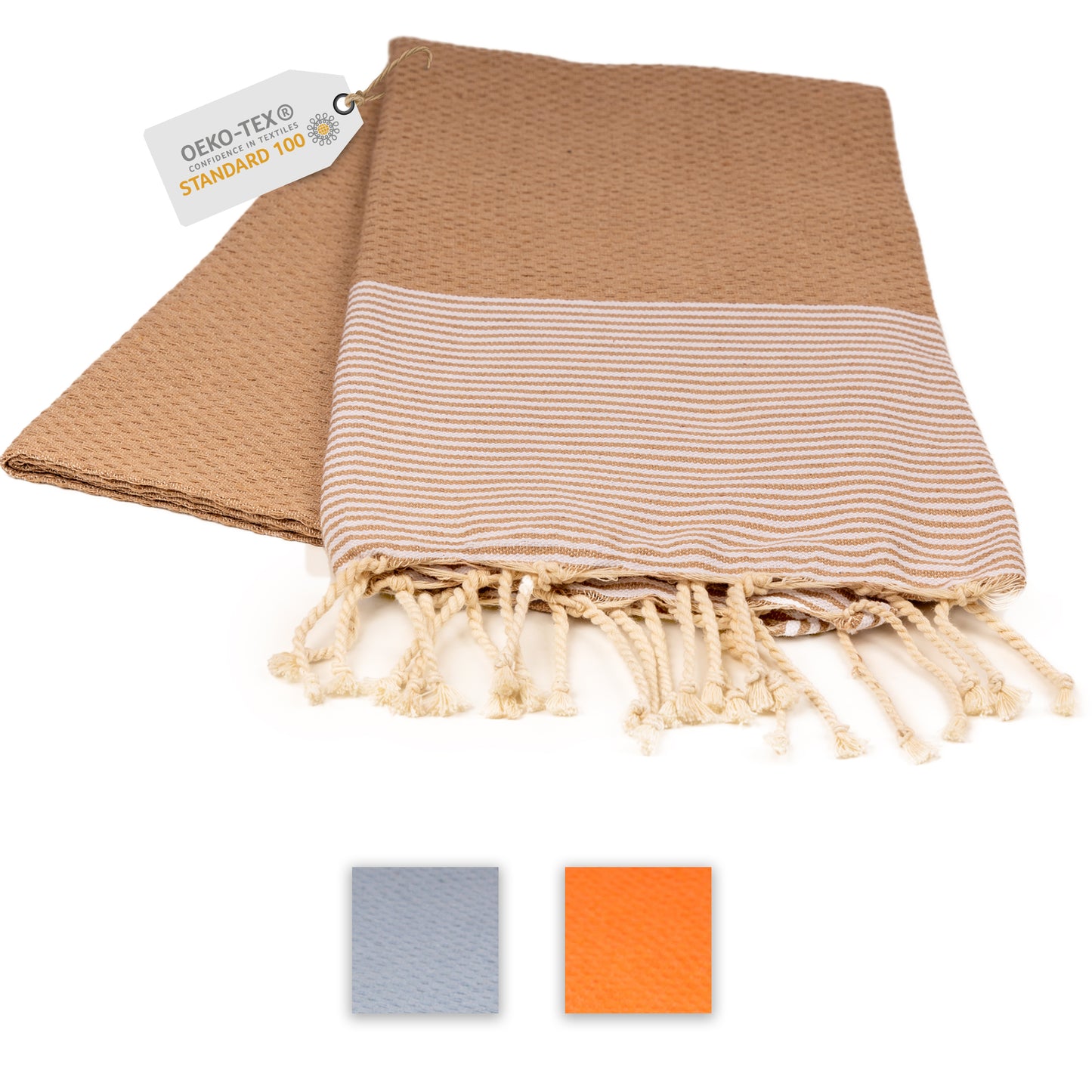 Farbenliebe Hamamtuch 90 x 170 cm I beige