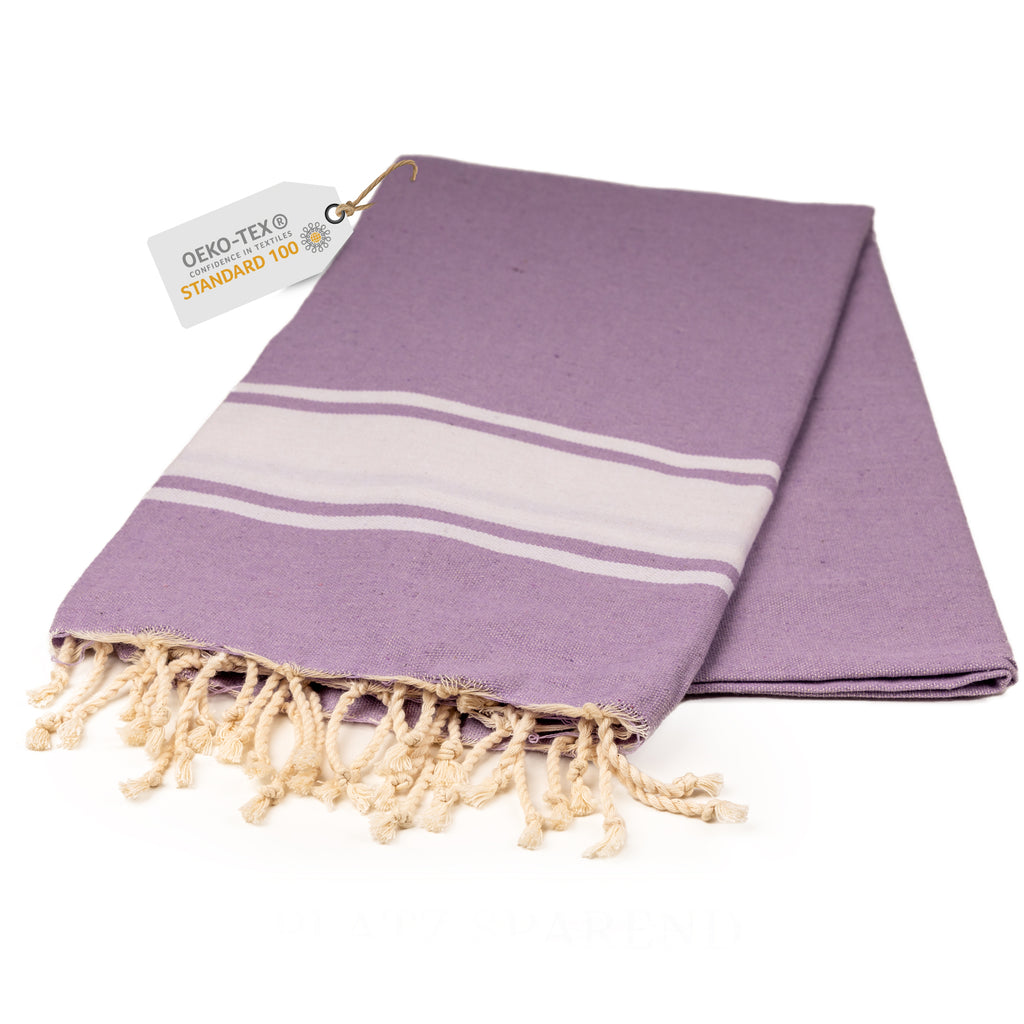 Farbenliebe Hamamtuch 90 x 170 cm I lila