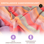 Doppelpack Hamamtuch 100 x 200 cm I blau gestreift / lila gestreift