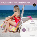 Farbenliebe Hamamtuch 90 x 170 cm I lila
