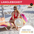 Doppelpack Hamamtuch 100 x 200 cm I rot gestreift
