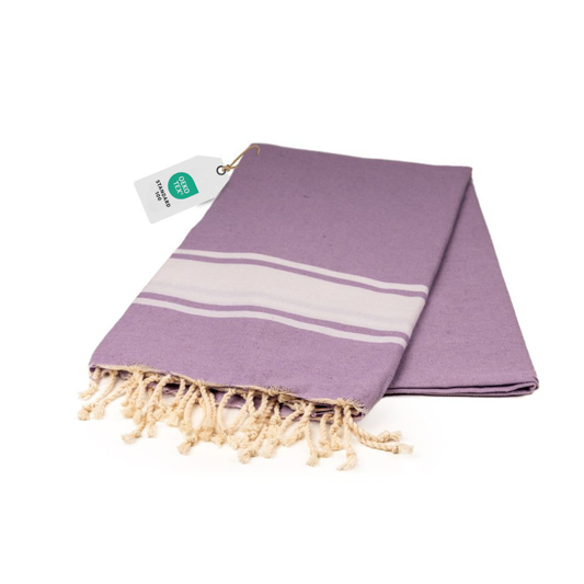 Farbenliebe Hamamtuch 90 x 170 cm I lila