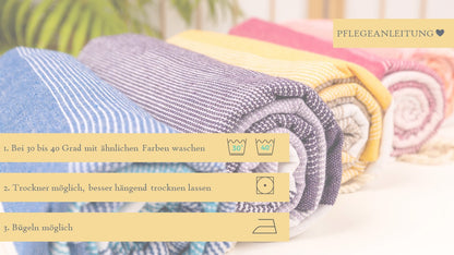 Farbenliebe Hamamtuch 90 x 170 cm I gelb Verlauf