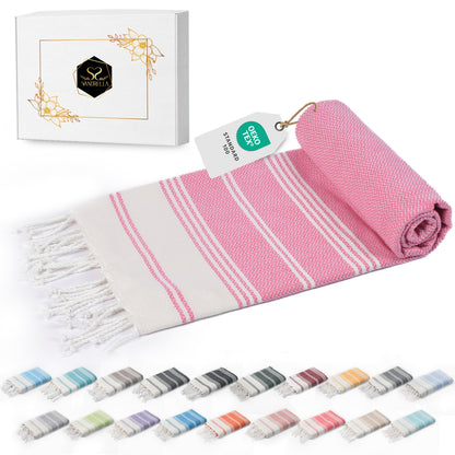 Edelstück Hamamtuch 100 x 200 cm | orange