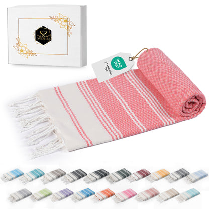 Edelstück Hamamtuch 100 x 200 cm | orange