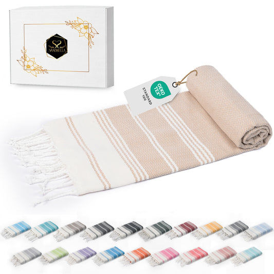 Edelstück Hamamtuch 100 x 200 cm | beige