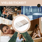 Doppelpack Hamamtuch 100 x 200 cm I 2x beige