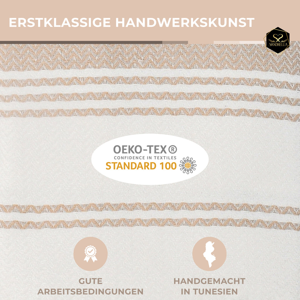 Edelstück Hamamtuch 100 x 200 cm | beige