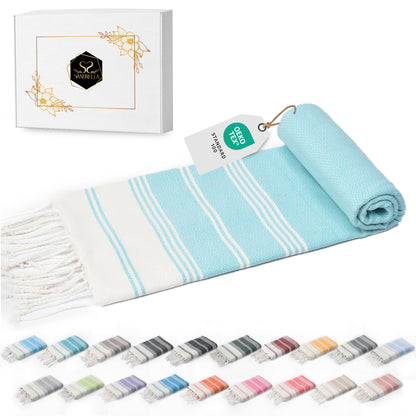 Edelstück Hamamtuch 100 x 200 cm | orange