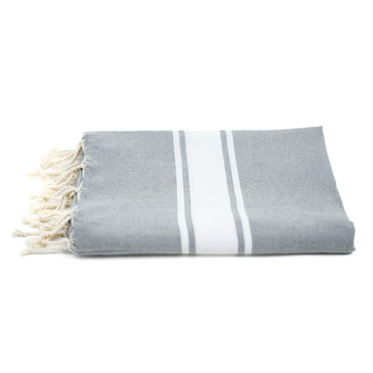 Klarheit Hamamtuch 100 x 200 cm I dunkelgrau