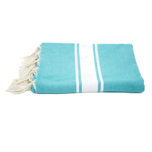 Klarheit Hamamtuch 100 x 200 cm I blau-grün