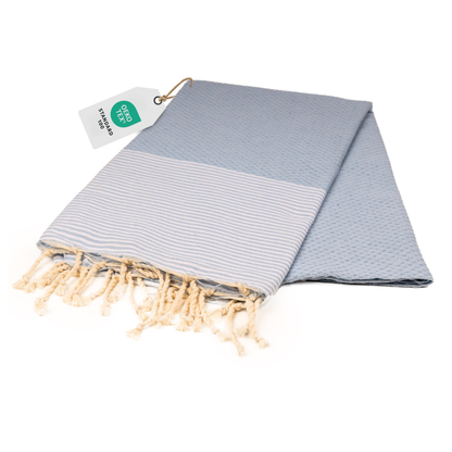 Farbenliebe Hamamtuch 90 x 170 cm I hellblau