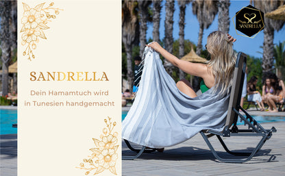 Edelstück Hamamtuch 100 x 200 cm | dunkelgrün