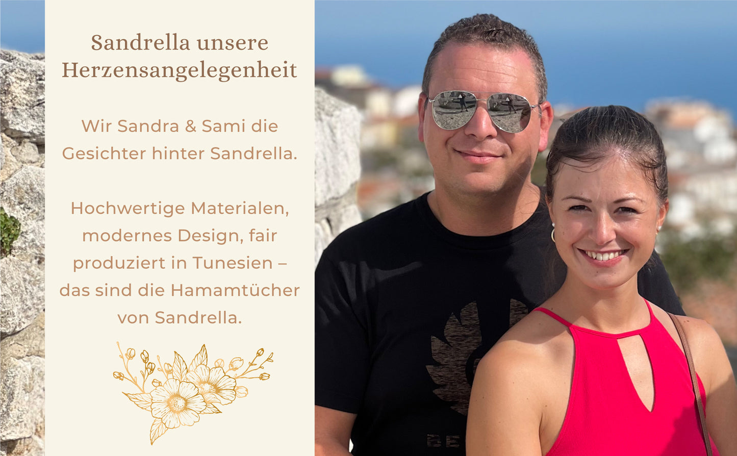 Edelstück Hamamtuch 100 x 200 cm | rosa